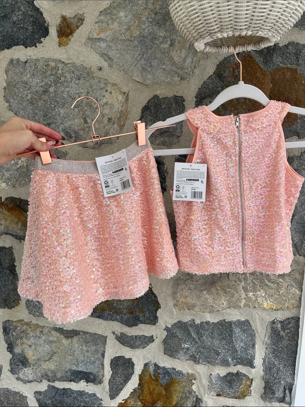 Girls American Girl x Something Navy Holiday Sequin Set - Picture 2 of 6